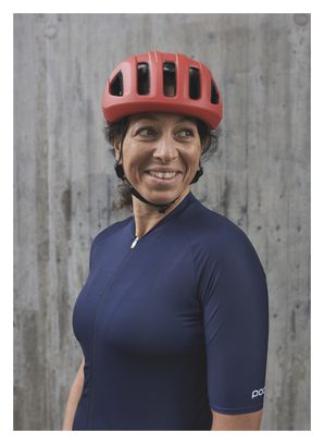 Maillot Manches Courtes Femme Poc Pristine Turmaline Bleu Marine