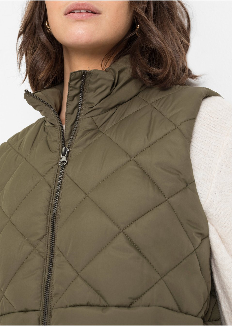 Veste sans manches matelassée en polyester recyclé