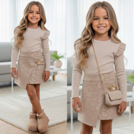 More suede dress