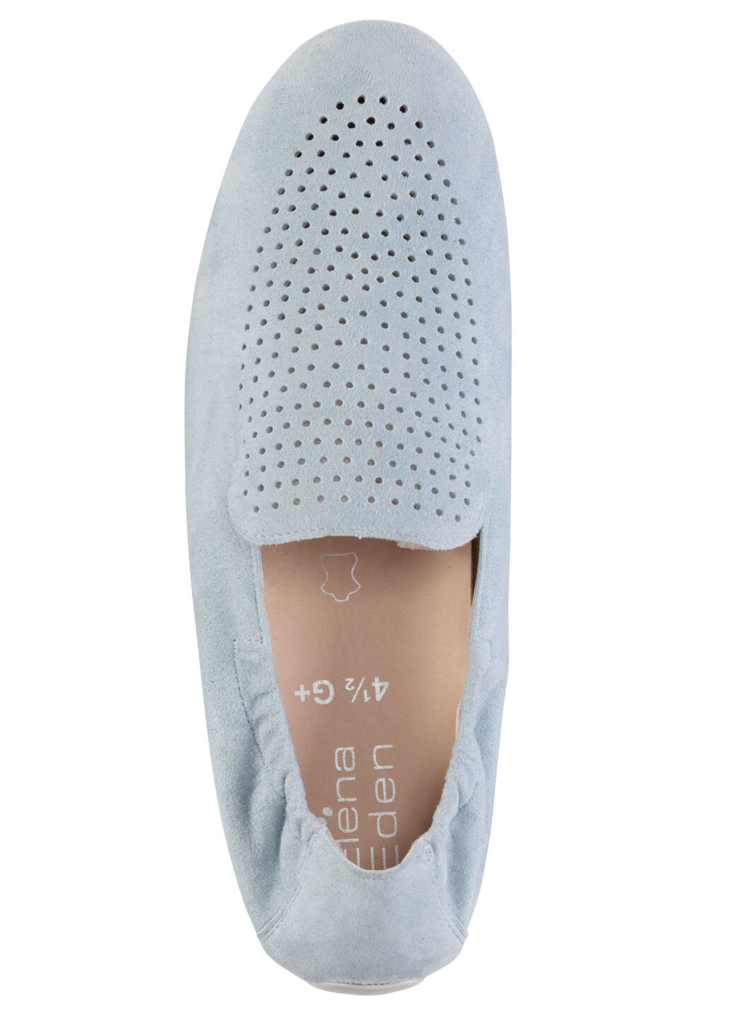 ELENA EDEN Slipper aus weichem Veloursleder mit luftiger Perforation