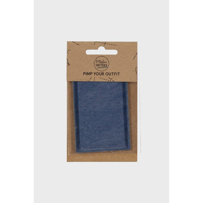 Atelier Veritas-Rechthoekige denim patch