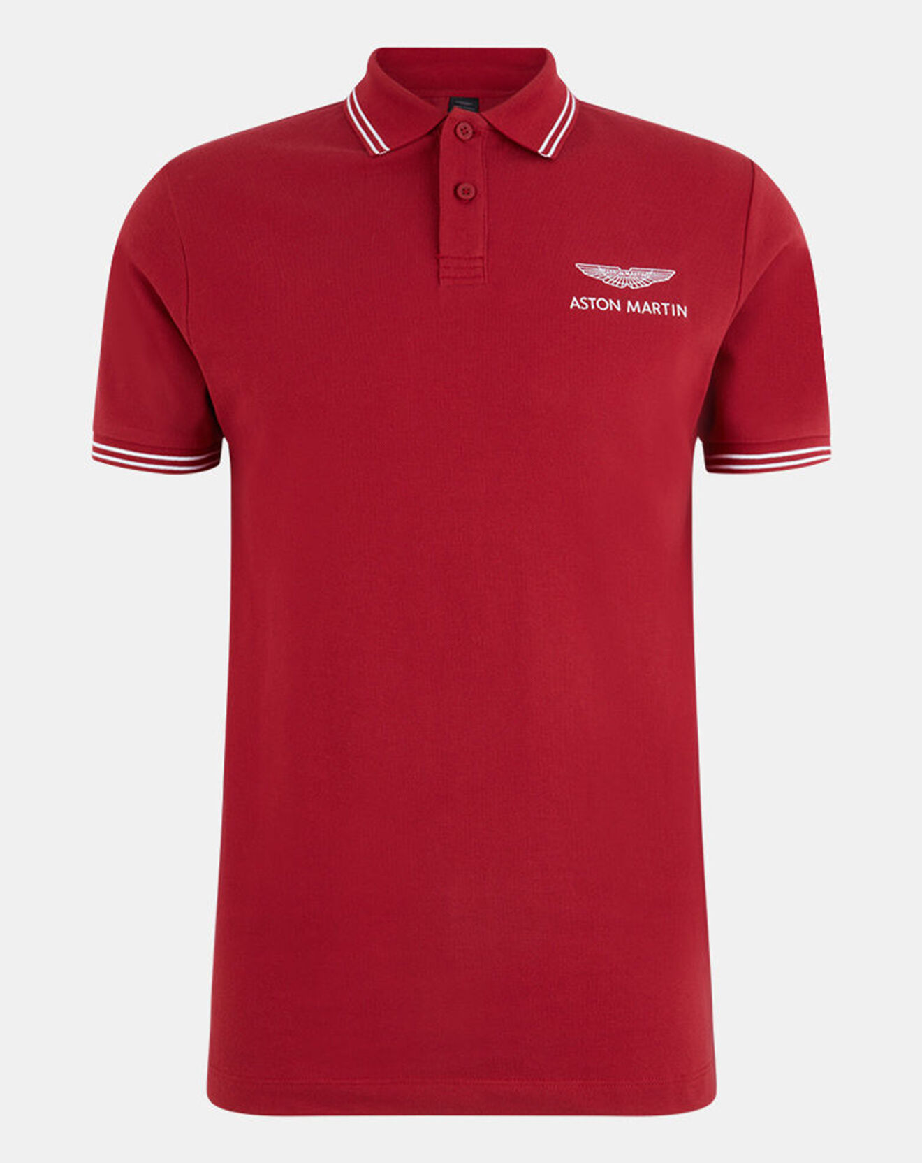 Hackett London Polo Regular Fit uni Aston Martin Racing Logo rouge