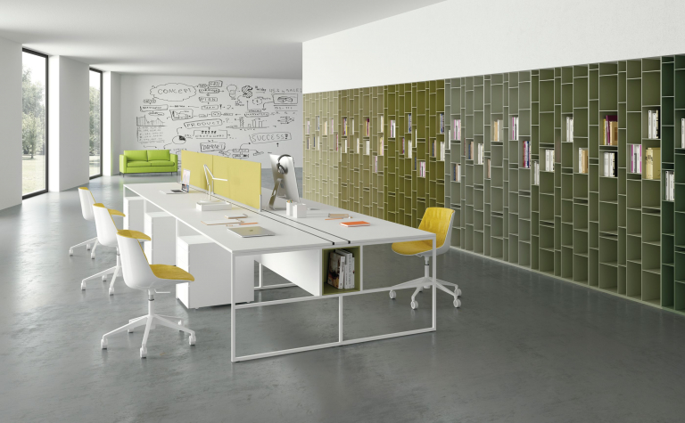 MDF Italia Random boekenkast wit