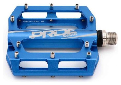 Paire de pédales plates Pride Racing Newton junior Blue