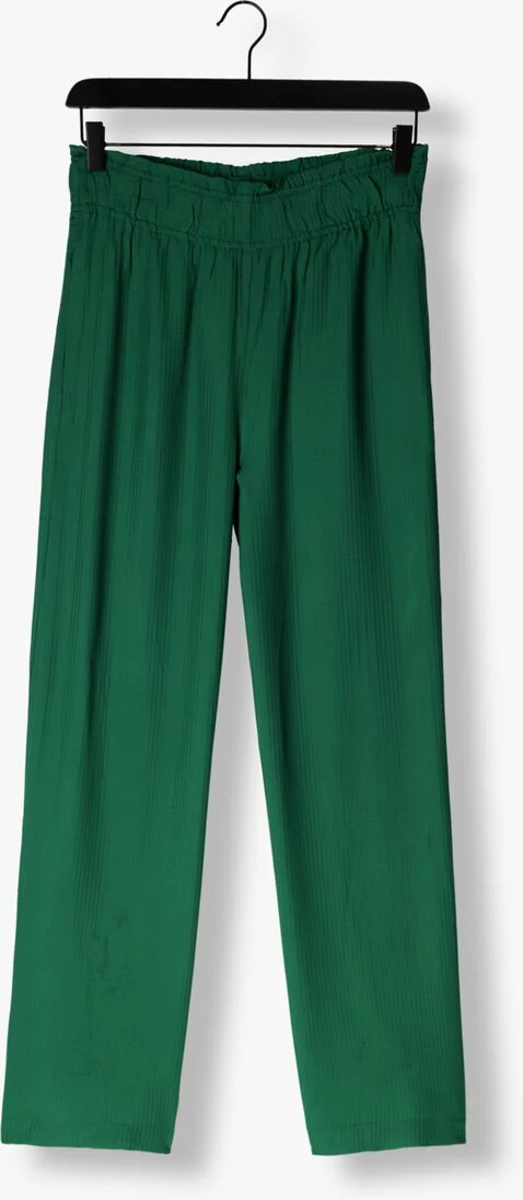 BY-BAR groene by-bar wijde broek robyn satin stripe pants