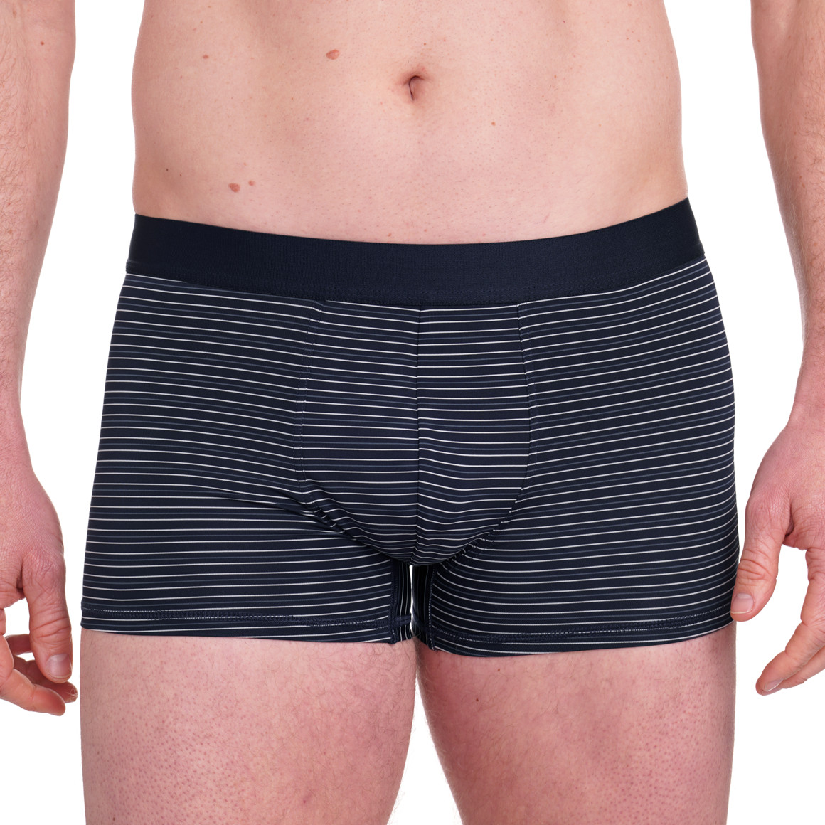 VanVaan Herren Mikrofasershorts mit Streifen dunkelblau