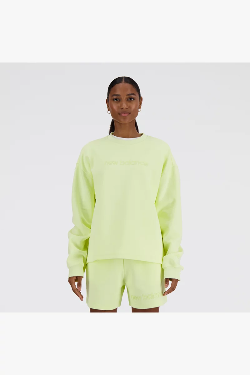 New Balance Hyper Density Triple Knit Crew Damen Pullover