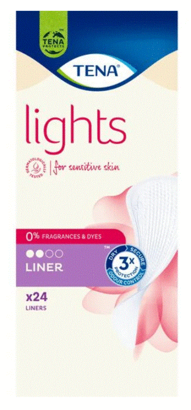 Tena Lights Inlegkruisjes 24st