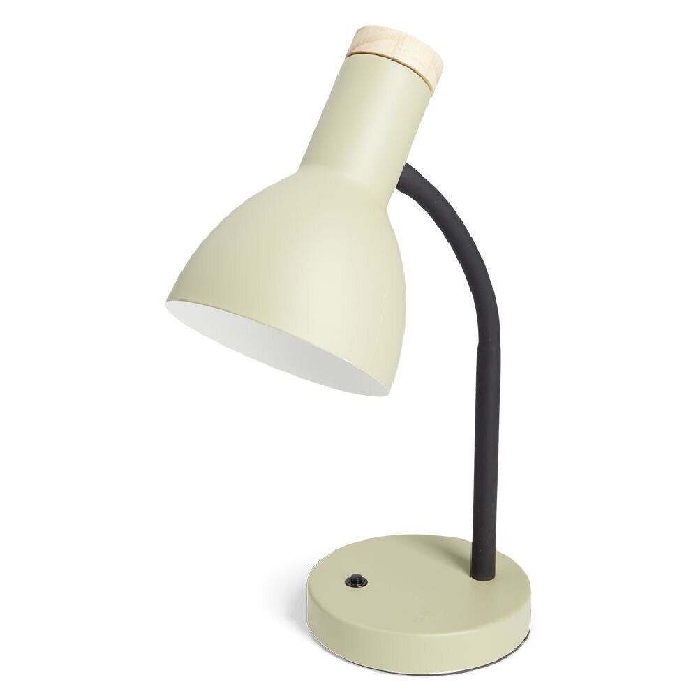 Lampe de bureau orientable métal vert Ø14xH36cm