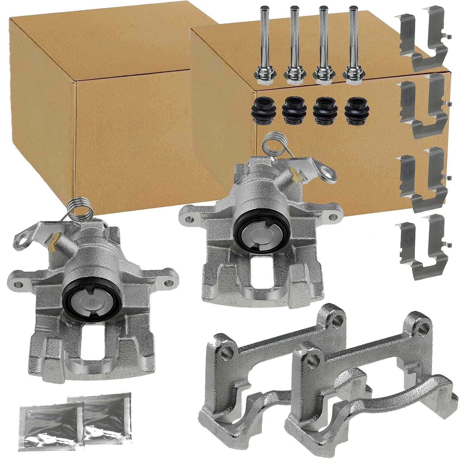 hausmarke 2x Bremssattel + Bremssattelhalter hinten links rechts für Vw T4 Transporter 15