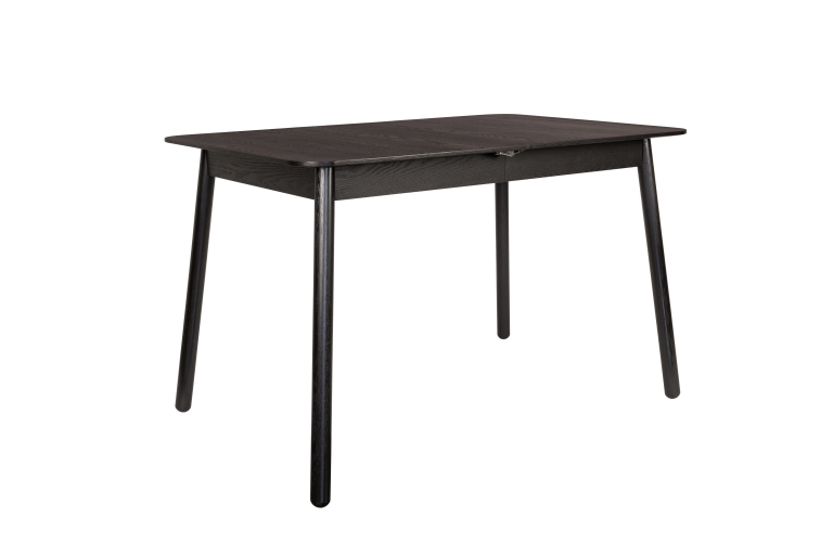 Zuiver Glimps uitschuifbare tafel 120x80 zwart