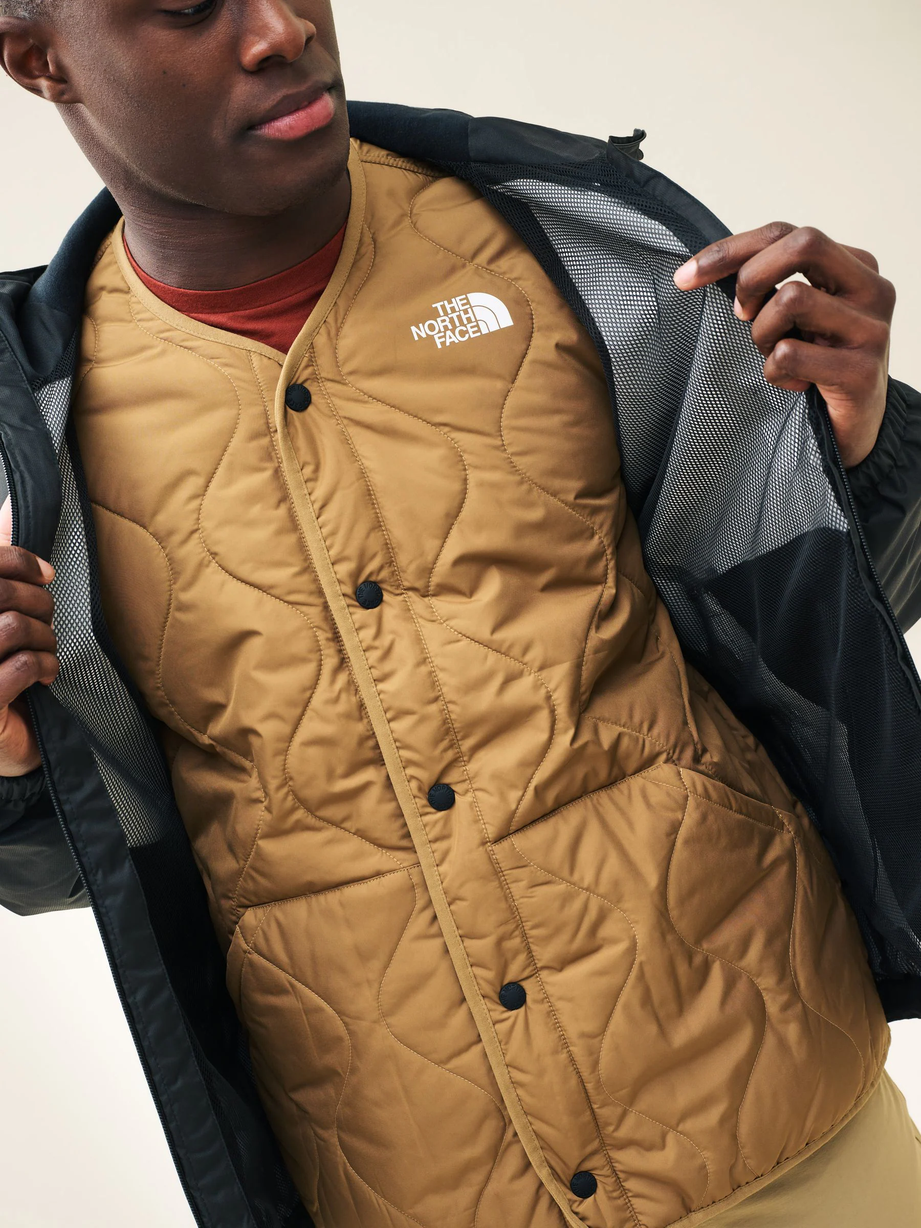 Zwart - The North Face® waterdicht Quest jack