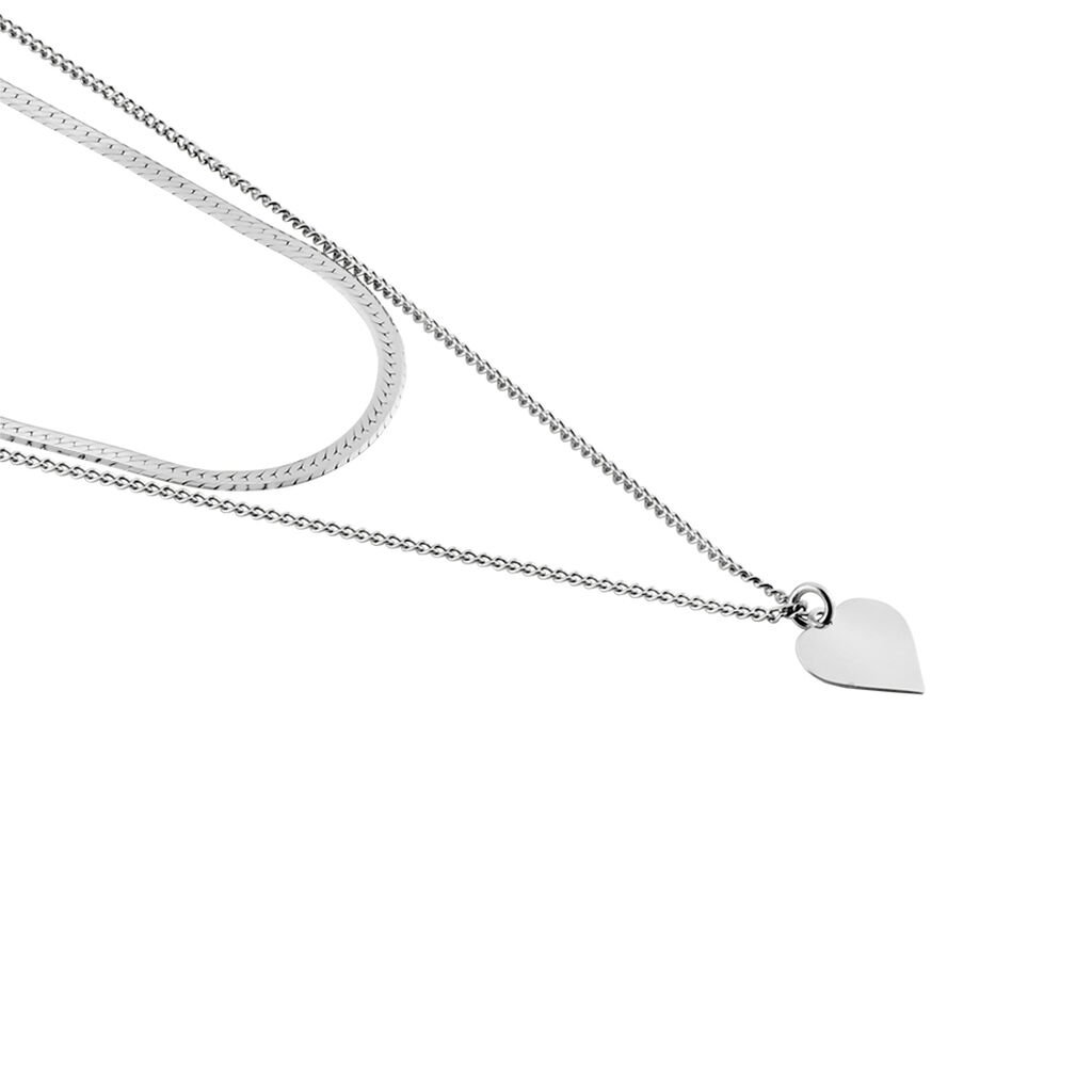 Collier Argent Blanc Sapphira