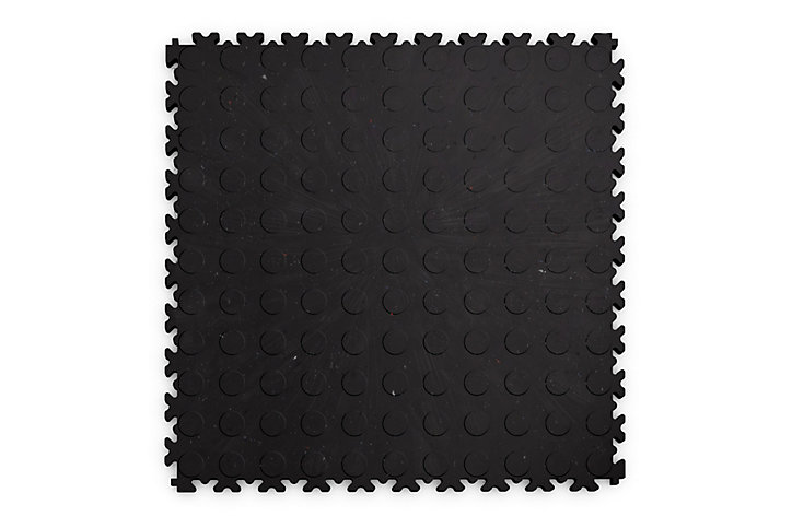 Dalle PVC garage Industy Eco Fortelock noir L.51 x l.51 cm