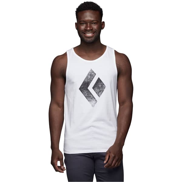 Débardeur escalade BLACK DIAMOND M SS CHALKED UP TANK WHITE