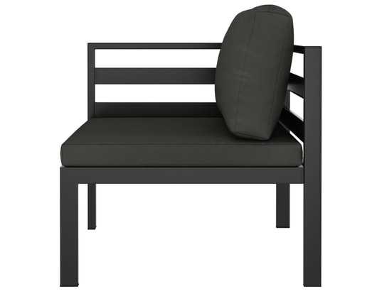 LES TENDANCES - Salon extérieur Salon de jardin-gris-9 places-60x60x38-407459