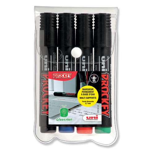 UNI-BALL Prockey PM126, Permanentmarker mit Keilspitze
