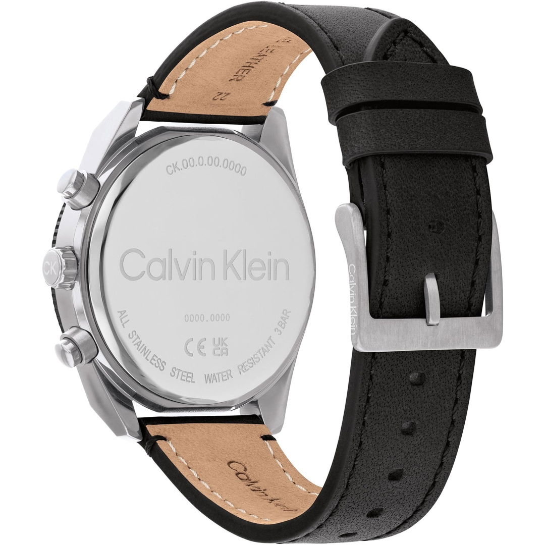 Calvin Klein Impact Day Date Schwarz / Silbrig