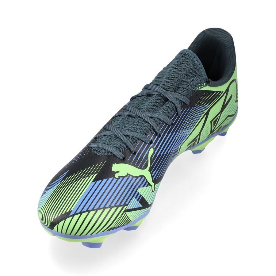 PUMA Future 7 Play FG/AG Lights Out - Gray Skies/Violet/Fizzy Apple/Blanc