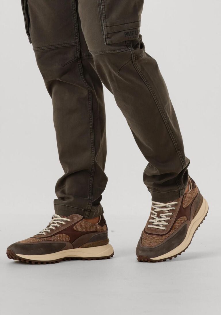 taupe floris van bommel lage sneakers sfm-10152 noppi