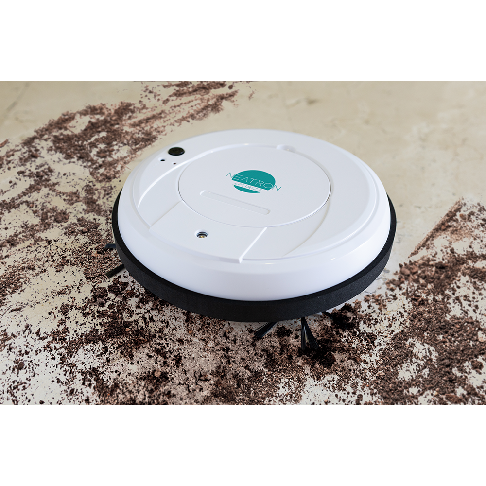 Neatron Purize Saugroboter Staubsauger Boden Reinigung Vacuum Cleaner (VHGHSCIND0047) - Weiss