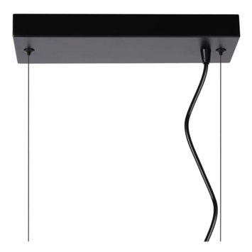 Lucide hanglamp Fabian zwart 80x28 cm (lxb)