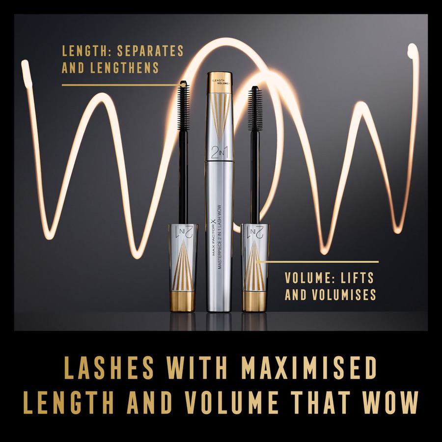 Max Factor Masterpiece 2-In-1 Lash Wow Mascara Black 7ml