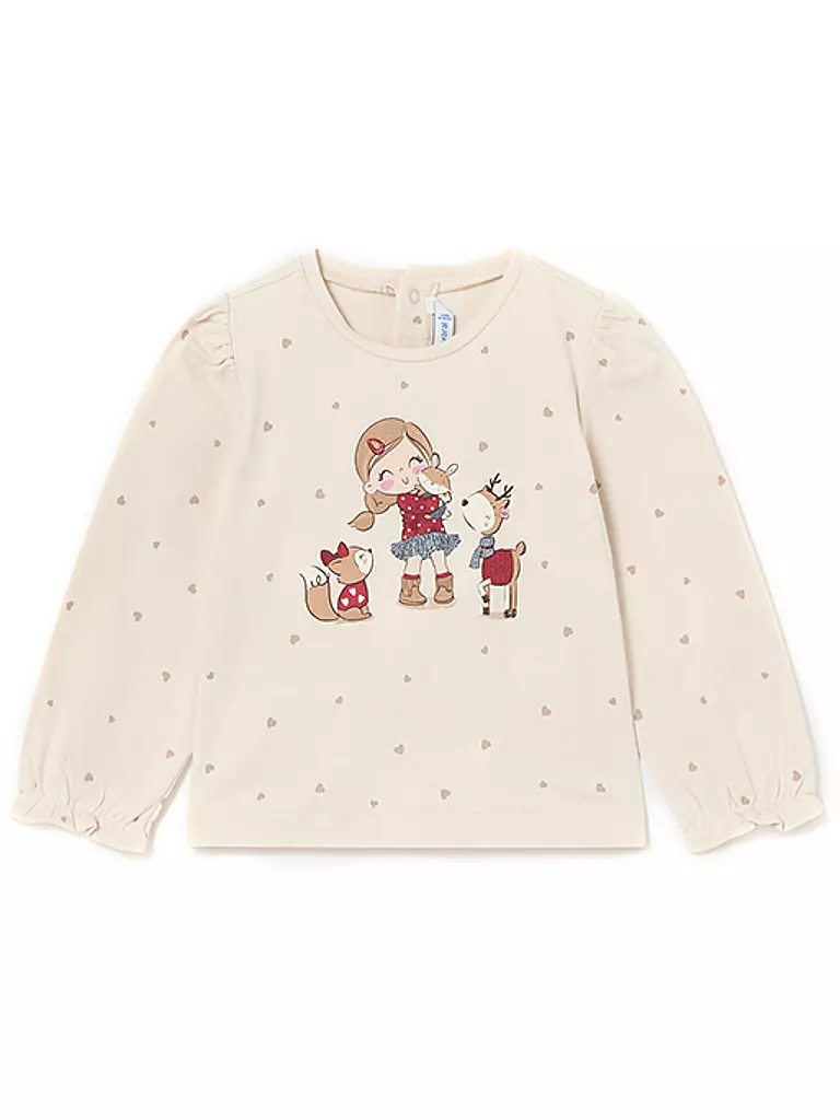 MAYORAL Baby Langarmshirt beige