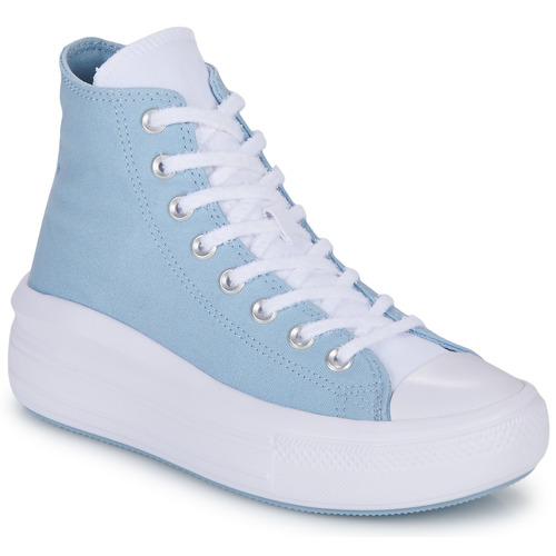 Converse - CHUCK TAYLOR ALL STAR MOVE CX PLATFORM HI - Bleu / Blanc