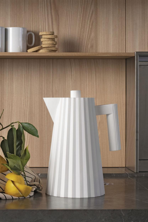 Alessi Plissé waterkoker 1,7L zwart