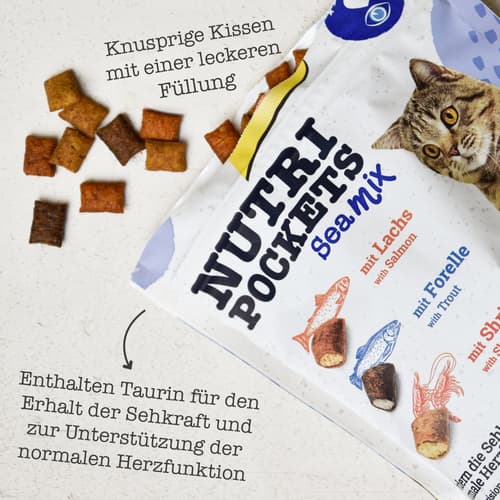 GimCat Nutri Pockets Sea Mix 150 g