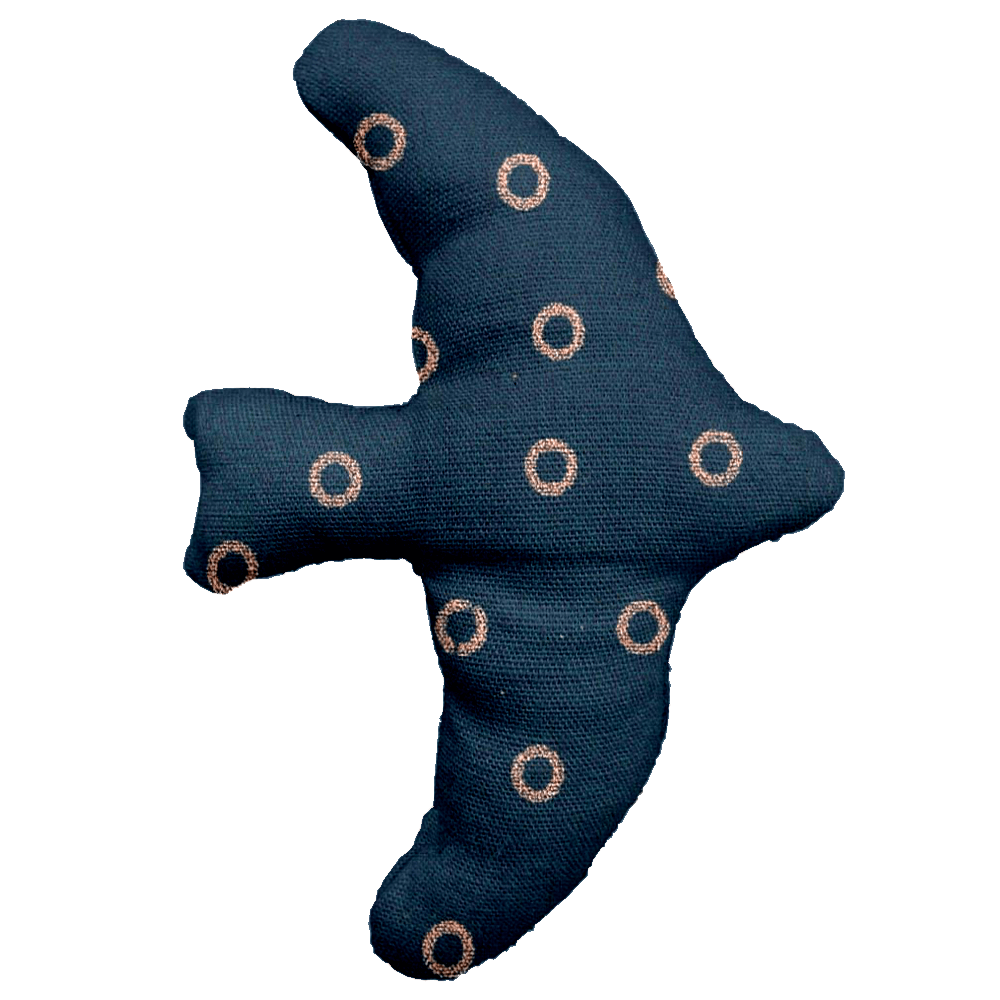 Barrette Hirondelle Bulle Bronze Marine