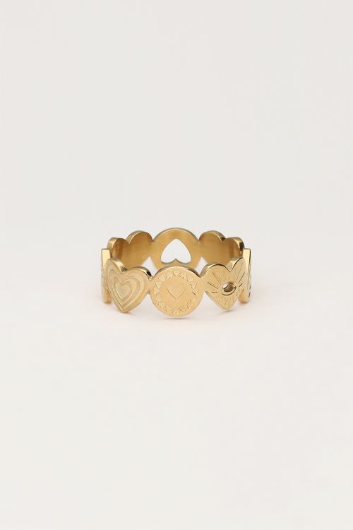 Iconic ring chunky hartje