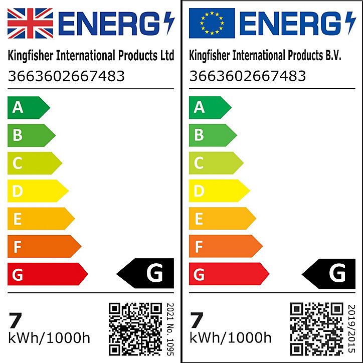 Ampoule LED Diall GLS B22 6,5W=40W blanc neutre