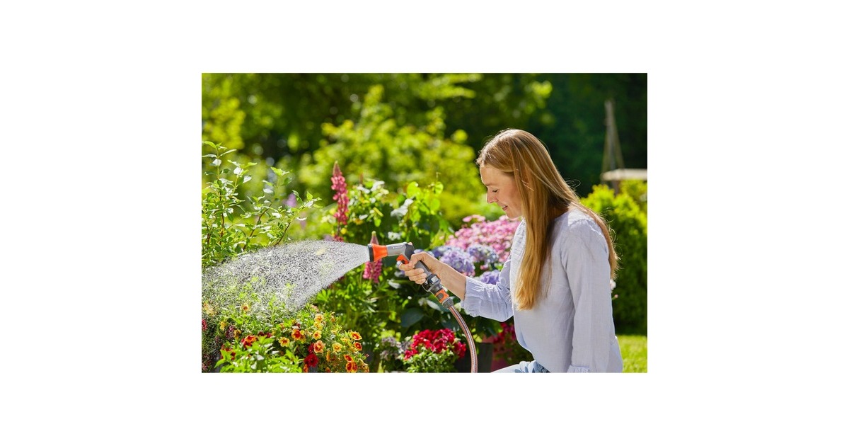 GARDENASproeibroes AquaCount  (Grijs/oranje, 18352-20)