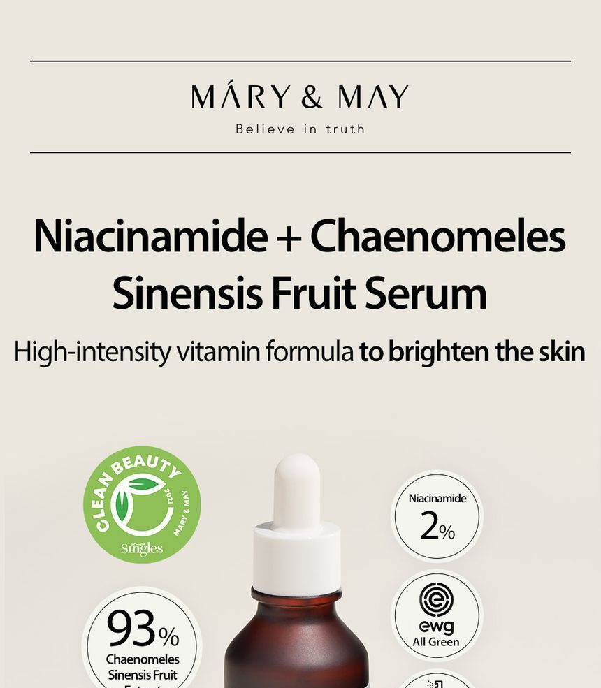 Mary&May - Niacinamide + Chaenomeles Sinensis Serum