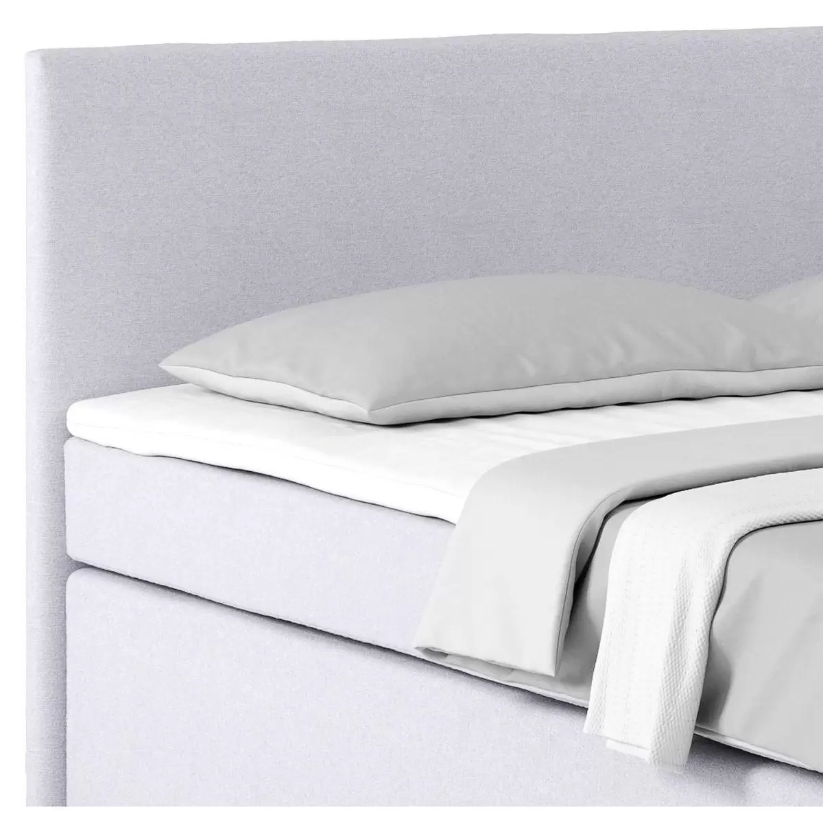 Boxspringbett Nero 180 x 200 Hellgrau