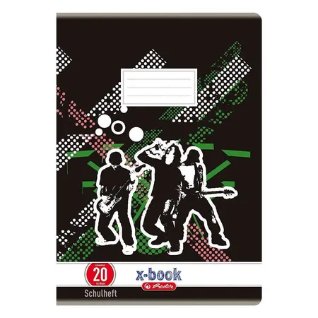 Herlitz Schulheft A4 Lin. 38 FSC-Mix 16 Blatt, sortiert