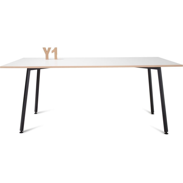 Modulor Tisch Y1 Stahl schwarz 10°