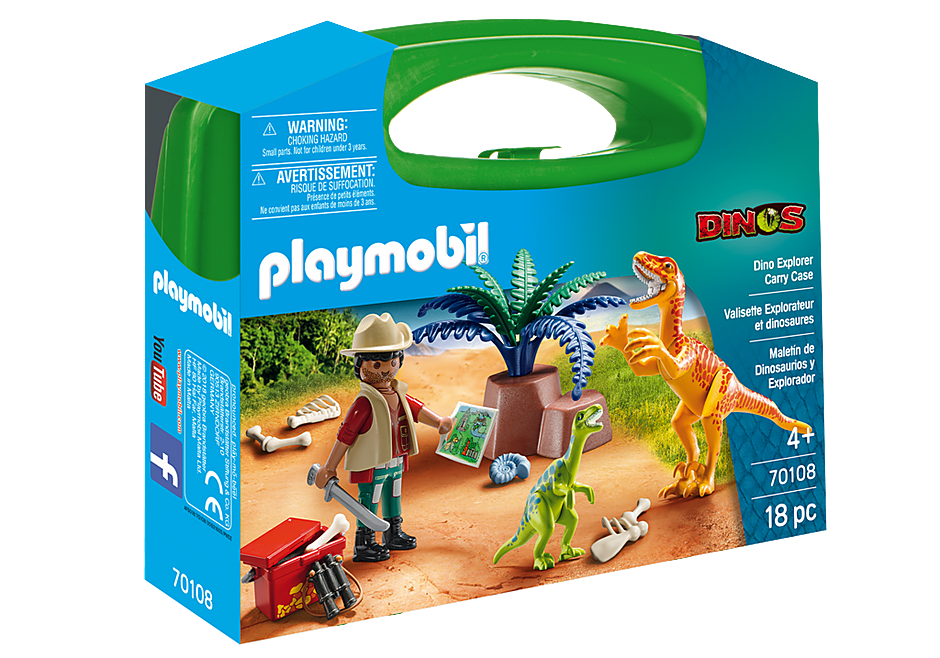 Playmobil - Dino Udforskning bæretaske (70108)