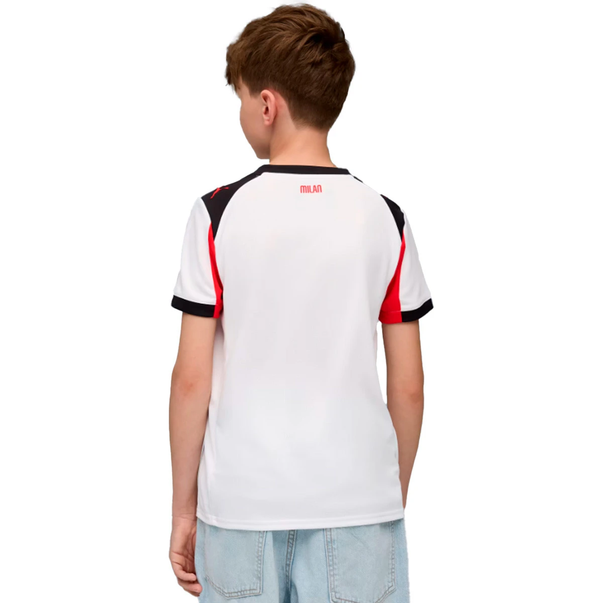 Camisola Puma AC Milan Segundo Equipamento 2025-2026 Criança