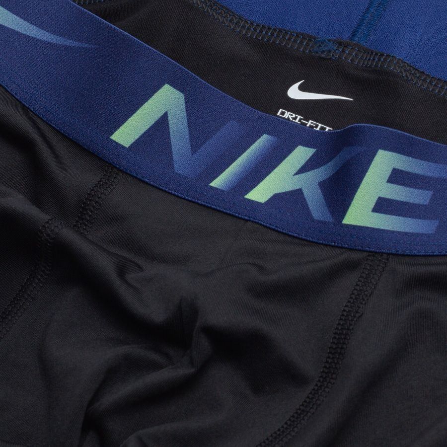 Nike Boxers Pack de 3 - Noir/Bleu/Jaune Fluo