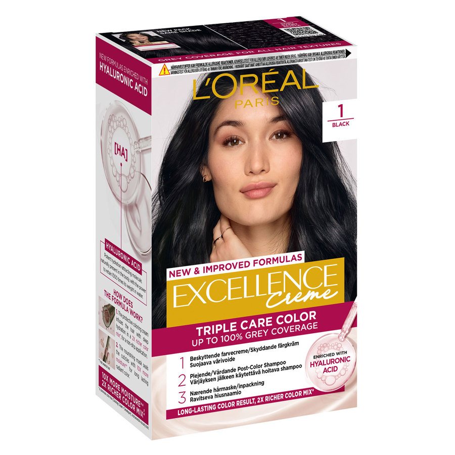 L'Oréal Paris Excellence Creme 1 Black