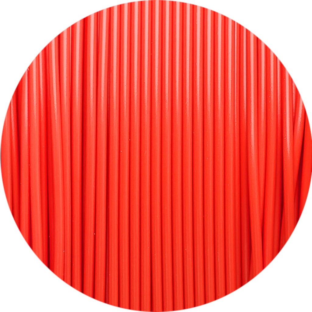 Fiberlogy  Easy PLA Red Orange, 1,75 mm / 850 g    Leicht druckbares Filament mit geringen Fertigungstoleranzen