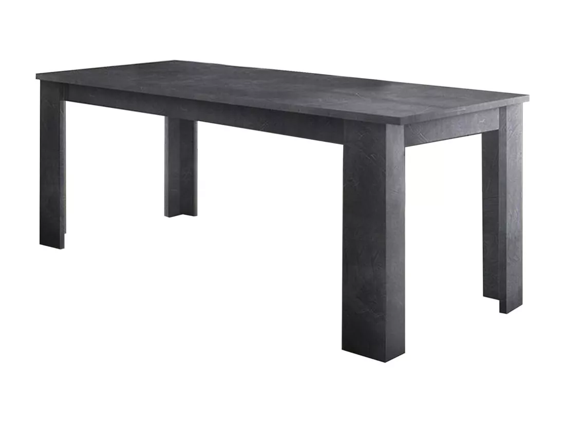 Table extensible Ddariv, Console extensible jusqu'à 12 places, Console extensible 100% Made in Italy, 160/210x90h75 cm, Ardoise