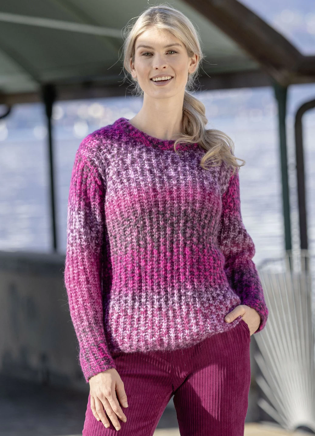 Pullover mit Alpaka-Anteil