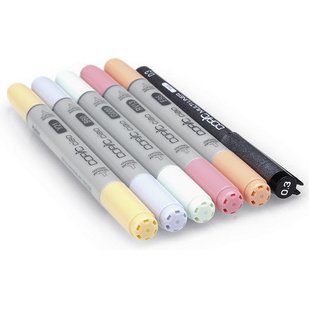 Marqueur ciao, kit de 5+1 'Pastels'