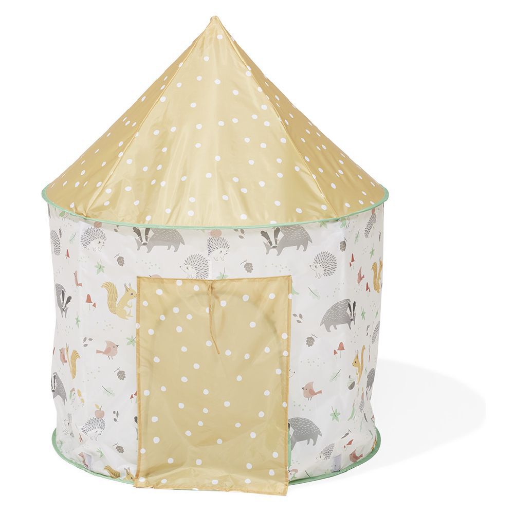 Tente ronde pop-up animaux de la forêt Ø100xH135cm