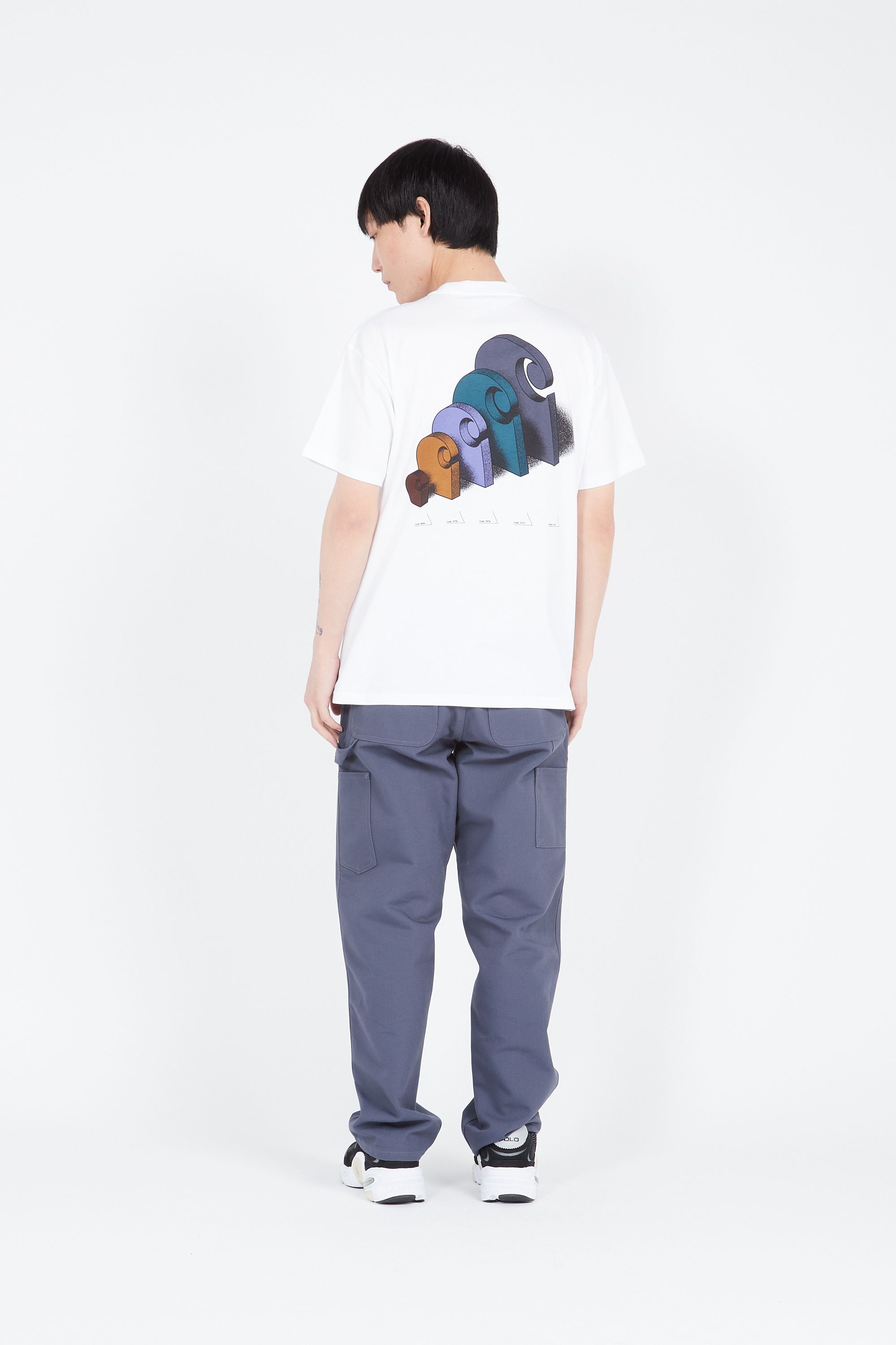 CARHARTT WIP Pantalon Single Knee Gris