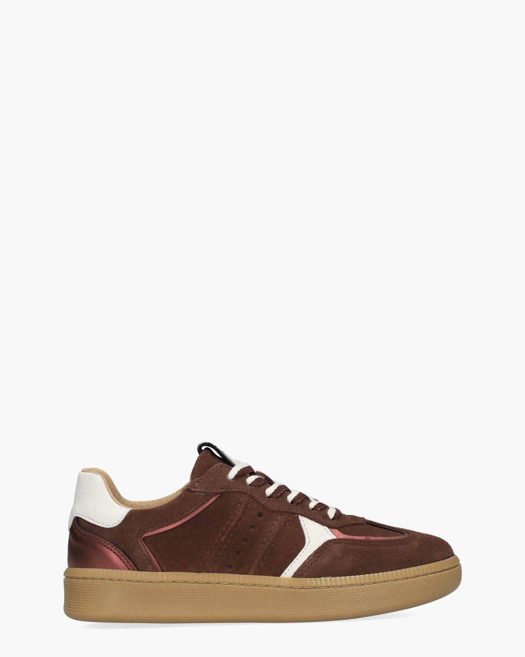 DWRS Label Mirabel Bordeauxrood Damessneakers